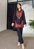 Black Winter Woollen Kurta Set